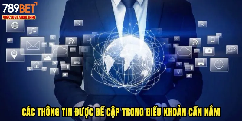 Các thông tin được đề cập trong điều khoản cần nắm